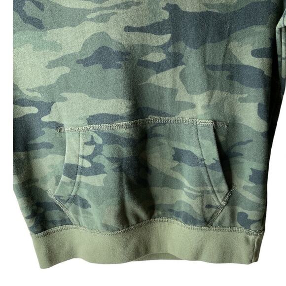 Abercrombie Camouflage Sweatshirt Hoodie Kids 7/8 Spell Out Casual Camo Pullover - Picture 6 of 8